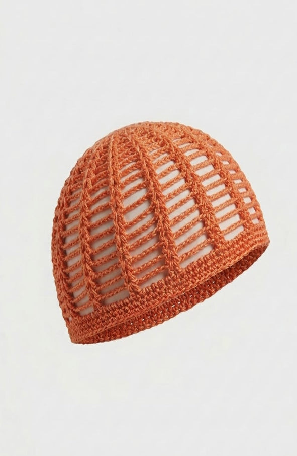 Cuffia Traforata Crochet