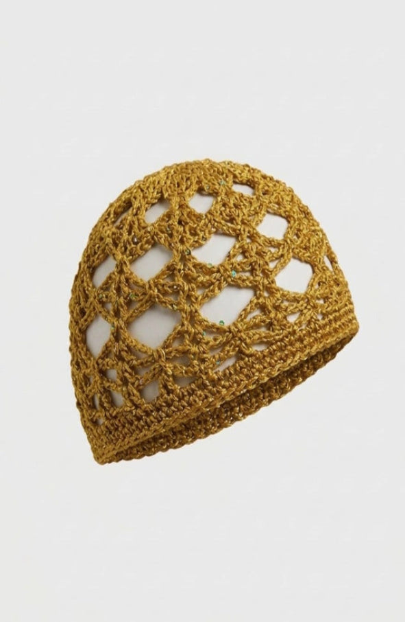 Cuffia Traforata Crochet