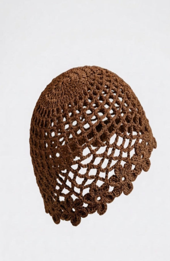 Cuffia Traforata Crochet