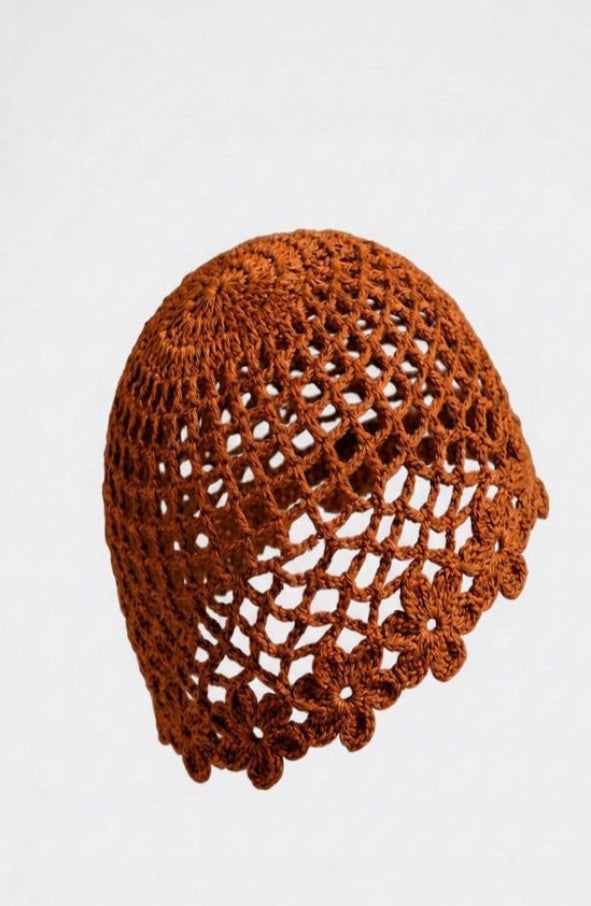 Cuffia Traforata Crochet