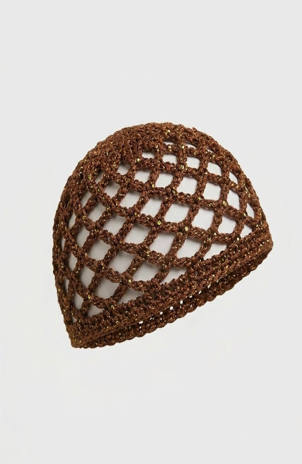 Cuffia Traforata Crochet