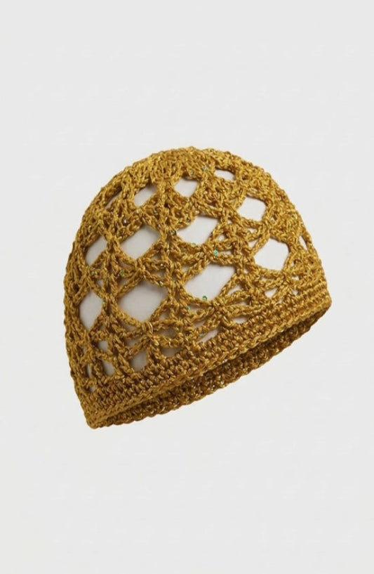 Cuffia Traforata Crochet